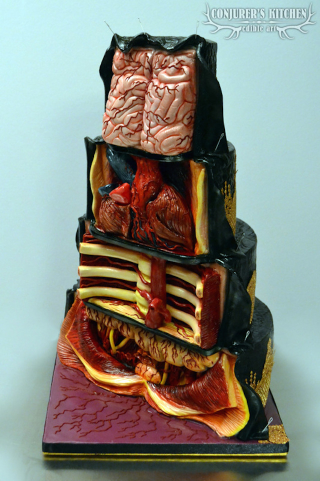 Illustration for article titled Morbid Cross-Sectional Cake Is a Delicious Anatomy Lesson